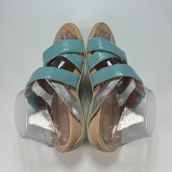 Vionic Hadley Adjustable Blue & Silver Comfort Sandals Women's Size 7.5 - Picture 8 of 10